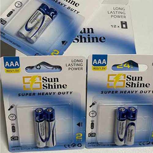 باتری نیم قلم SUN SHINE
